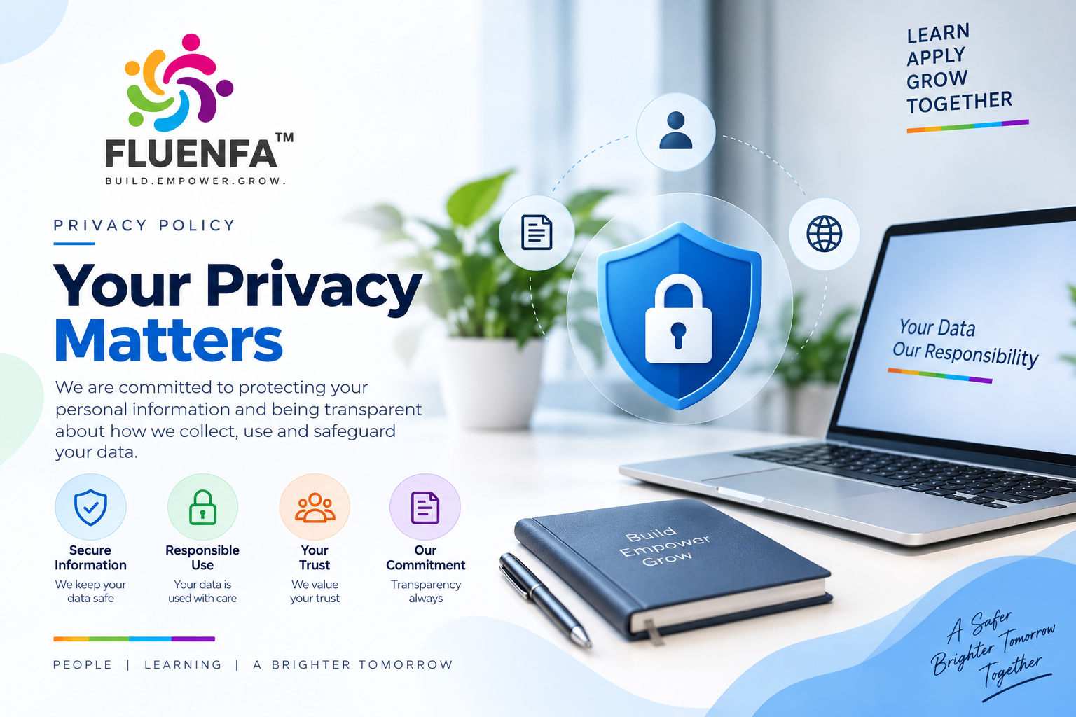 Fluenfa Pvt Ltd Privacy Policy highlighting data protection and responsible use of personal information