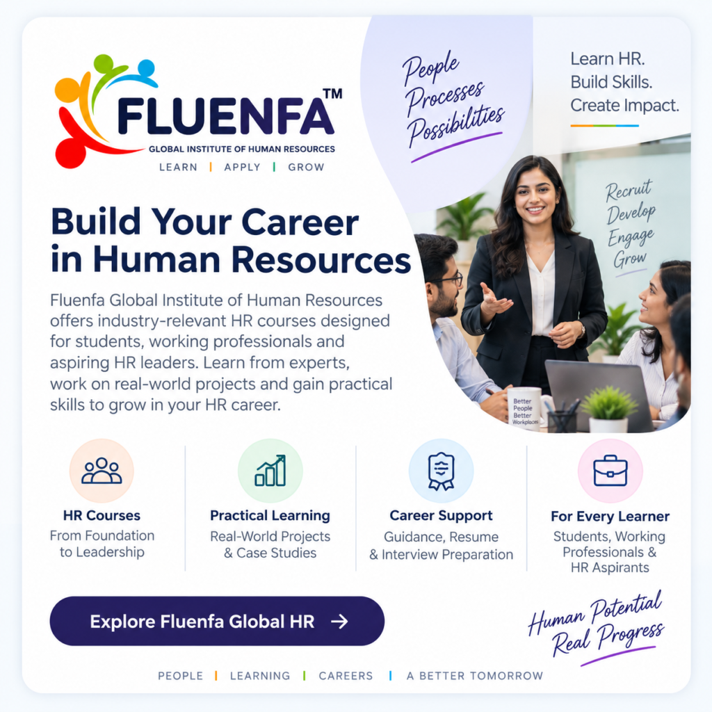 Fluenfa Global Institute of Human Resources offering human resources education and professional learning